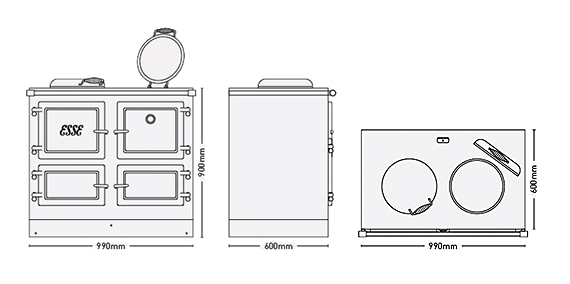 ESSE Landhausherde von British Stoves