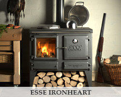 British Stoves - Ironheart für Festbrennstoff